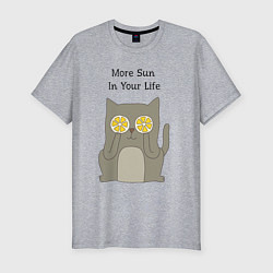 Мужская slim-футболка More Sun In Your Life