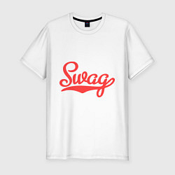 Футболка slim-fit SWAG School, цвет: белый