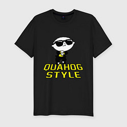 Футболка slim-fit Quahog style, цвет: черный