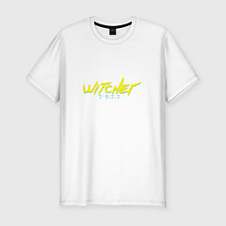 Футболка slim-fit WITCHER 2077, цвет: белый