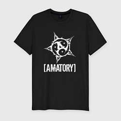 Футболка slim-fit Amatory Style, цвет: черный