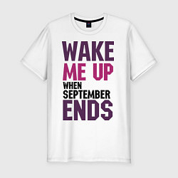 Мужская slim-футболка When September ends