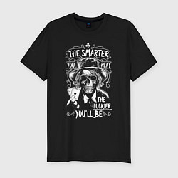 Мужская slim-футболка The Smarter & The Lucker