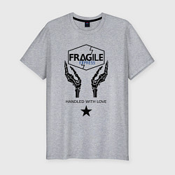 Мужская slim-футболка Fragile Express