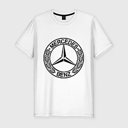Мужская slim-футболка Mercedes-Benz