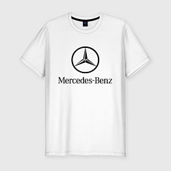 Футболка slim-fit Logo Mercedes-Benz, цвет: белый