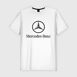 Мужская slim-футболка Logo Mercedes-Benz