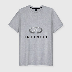 Мужская slim-футболка Logo Infiniti