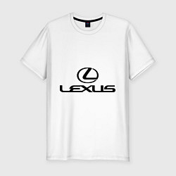 Мужская slim-футболка Lexus logo