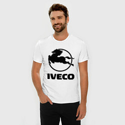Футболка slim-fit Iveco, цвет: белый — фото 2