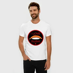 Футболка slim-fit Love Sushi, цвет: белый — фото 2