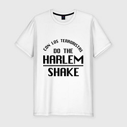 Футболка slim-fit Do the harlem shake, цвет: белый