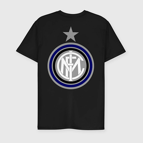 Мужская slim-футболка Inter FC / Черный – фото 2