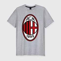 Мужская slim-футболка Milan ACM