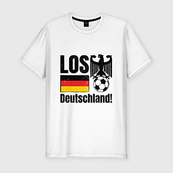Футболка slim-fit Los Deutschland, цвет: белый
