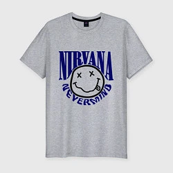 Мужская slim-футболка Nevermind Nirvana