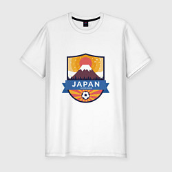 Футболка slim-fit Japan: Soccer badge, цвет: белый