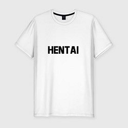 Футболка slim-fit HENTAI, цвет: белый