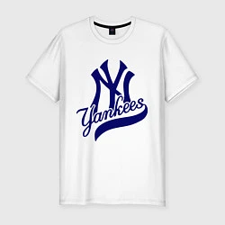 Мужская slim-футболка NY - Yankees