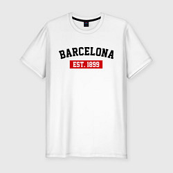 Мужская slim-футболка FC Barcelona Est. 1899