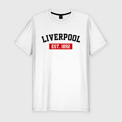 Мужская slim-футболка FC Liverpool Est. 1892