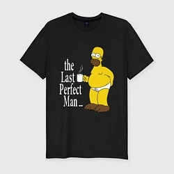 Футболка slim-fit The Last Perfect Man, цвет: черный