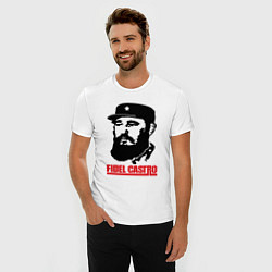 Футболка slim-fit Fidel Castro, цвет: белый — фото 2