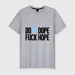 Футболка slim-fit Do Dope Fuck Hope, цвет: меланж