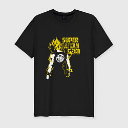 Футболка slim-fit Super Saiyan God: Yellow, цвет: черный