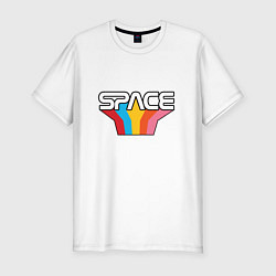 Футболка slim-fit Space Star, цвет: белый