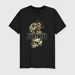 Футболка slim-fit Fortnite Skull, цвет: черный