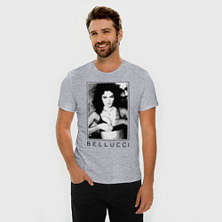 Футболка slim-fit Monica Bellucci: Black, цвет: меланж — фото 2