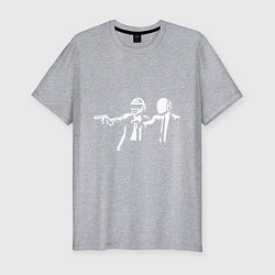 Мужская slim-футболка Daft Punk