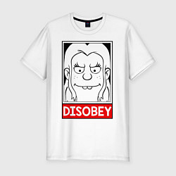 Мужская slim-футболка Disenchantment Disobey