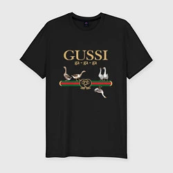 Мужская slim-футболка GUSSI Village Version