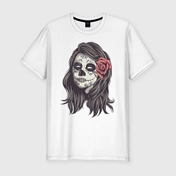 Мужская slim-футболка Mexican Girl
