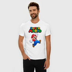 Футболка slim-fit Super Mario, цвет: белый — фото 2