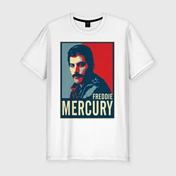 Мужская slim-футболка Freddie Mercury