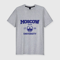 Мужская slim-футболка MGU Moscow University