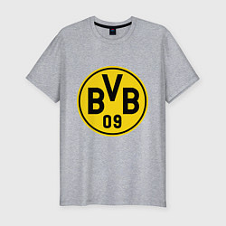 Футболка slim-fit BVB 09, цвет: меланж