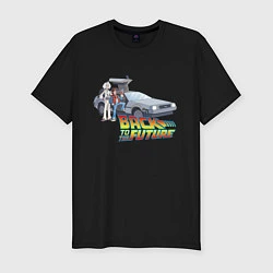 Футболка slim-fit Back to the future, цвет: черный