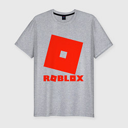 Футболка slim-fit Roblox Logo, цвет: меланж