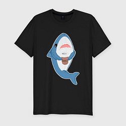 Мужская slim-футболка Hype Shark