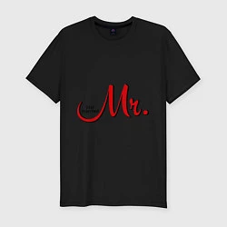 Мужская slim-футболка Mr. Just married