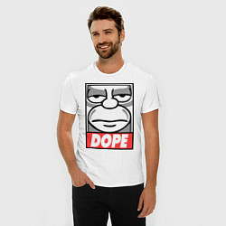 Футболка slim-fit Homer dope, цвет: белый — фото 2