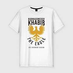 Мужская slim-футболка Khabib: The Eagle