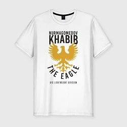 Мужская slim-футболка Khabib: The Eagle