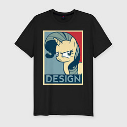 Мужская slim-футболка MLP: Design