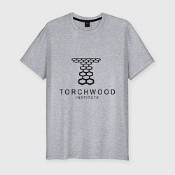 Мужская slim-футболка Torchwood Institute