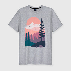Мужская slim-футболка Mountain Adventure